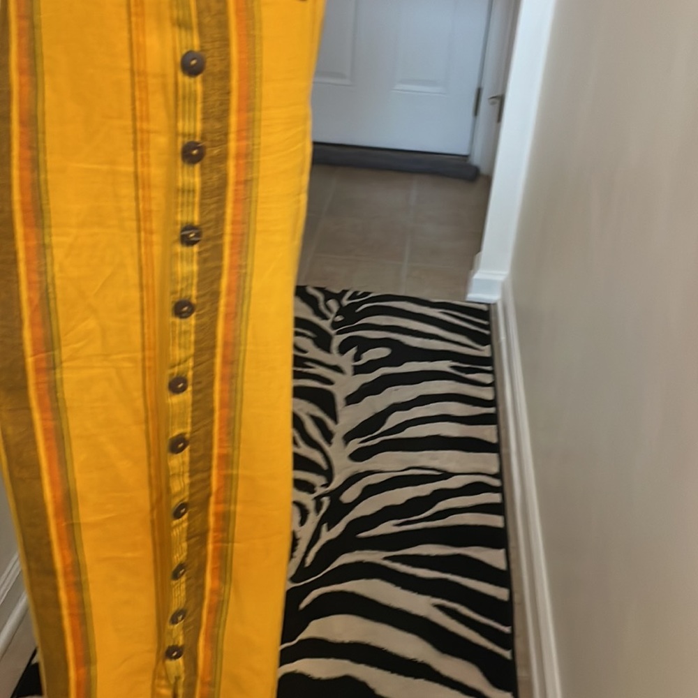MAX Button Side Slit Cotton Pants Size S 😘 - Picture 10 of 11